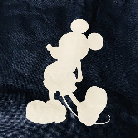 Mickey Mouse Disney Store Reusable Blue Tote Bag - 25" x 10" x 18" - Picture 7 of 9